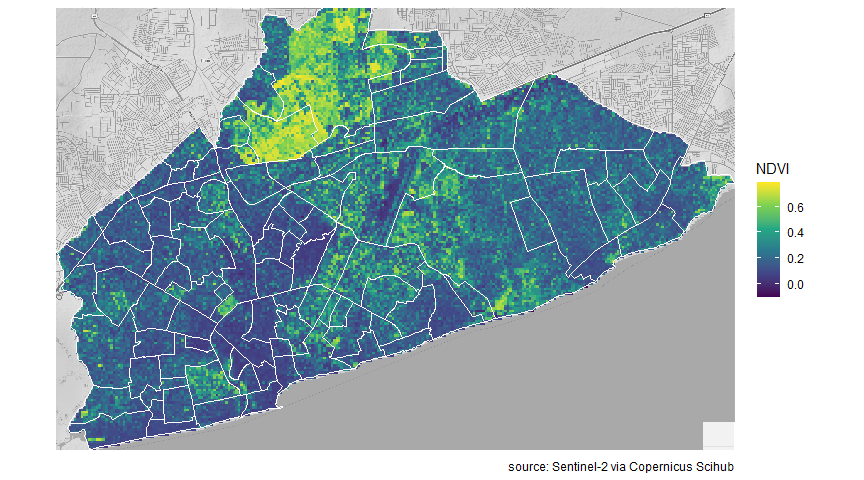 Finding the Greenest Neigbourhood in Accra Using Open-source Satellite ...